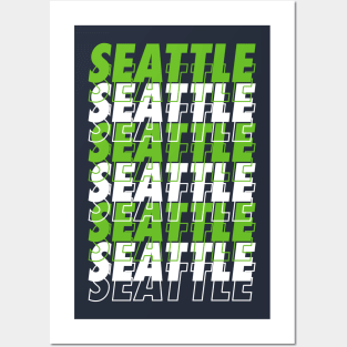 Seattle - Echo Graphic Posters and Art